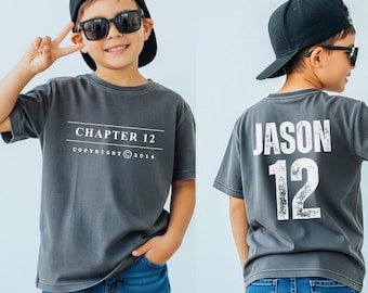 Custom 12th birthday shirt for boys, Funny 12th bday Party shirt, Level 12 Unlocked Shirt, 12th Birthday Boy Tee Gifts
