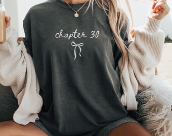 30th birthday gift for women, 30th birthday T-shirt gift for her, 30th birthday crew sweatshirt, 30th birthday gift for a friend