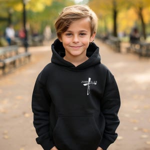 Christian Youth hoodie, Christian kids shirt, Gift for Christian Kids, Bible Verse Hoodie Child of God Hoodie, Cross Hoodie for kids youth