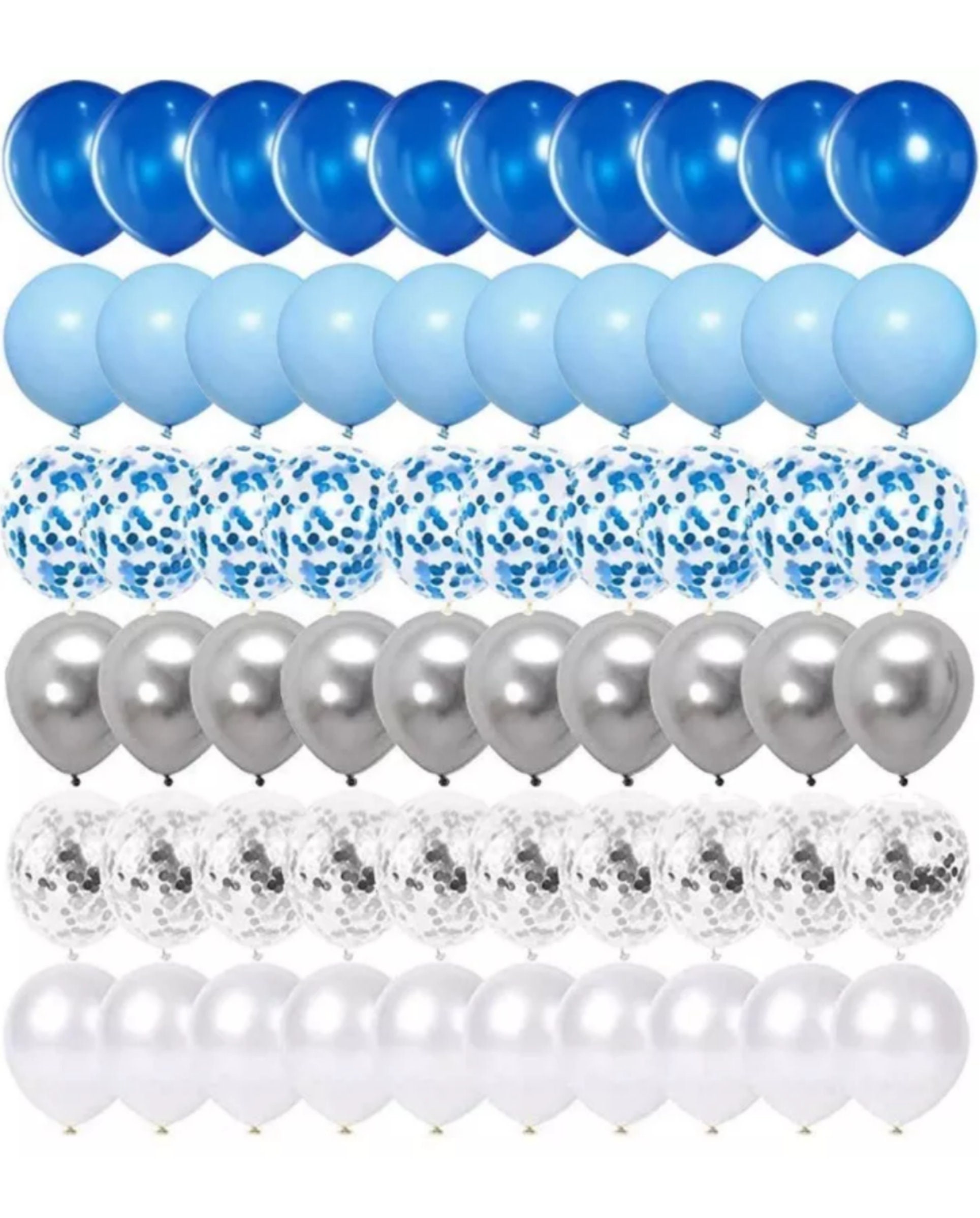 Royal Blue Birthday Balloons Set Birthday, Christening, 1st Birthday ...