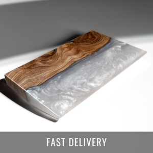 Custom Size Floating Shelf, Unique wall mounted floating shelves for living room, kitchen decor. Display shelf, minimalist wooden shelf