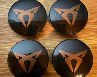 5X CUPRA Logo-Aufkleber Durchmesser 56 58 60 62 64 66 68 mm für kupferfarbene Radmitte Cupra Leon Ibiza Ateca Felgen