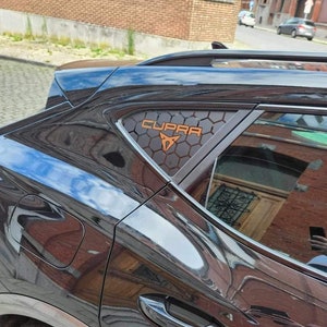 2x Stickers Avery FORMENTOR Vz5 copper / copper large Cupra rear window quarters image 2