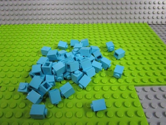 50ct Lego Medium Azure Brick 1 X 1 - Etsy