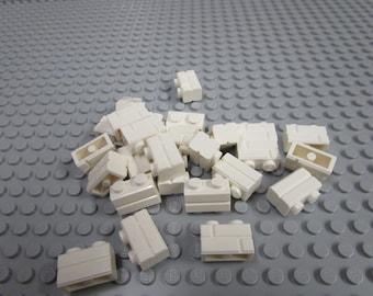 Lego 1 x 2 White Masonry Bricks 25ct