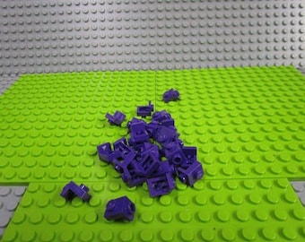 25ct Lego Dark Purple Bracket 1 x 1 - 1 x 1