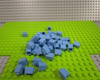 50ct Lego Medium Blue Brick 1 x 1
