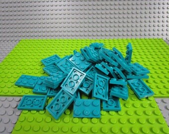 50ct Lego Dark Turquoise Plate 2 x 3