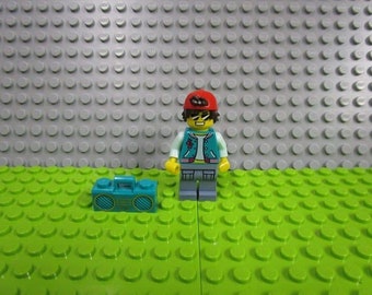 Lego Kid with Boom Box Radio