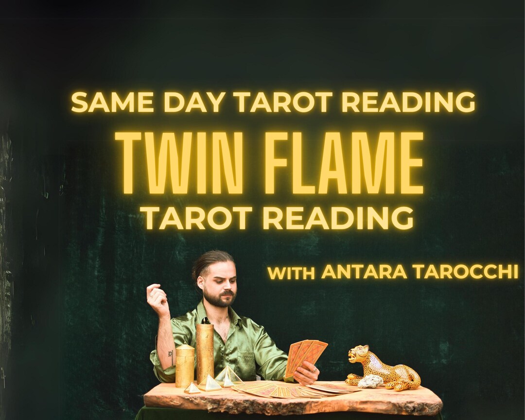 Twin Flame Same Day Tarot Card Reading Psychic Reading Love Tarot ...