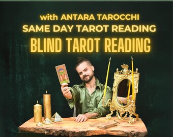 SAME DAY Blind Tarot Reading Any Question Psychic Reading