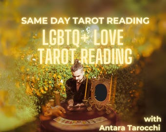LGBTQ Liebes-Tarot-Lesung, psychische Lesung für LGBTQ-Romanzen, Genaue psychische Lesung, Tarot-Lesung für LGBTQ-Romanzen. Schwules Liebes-Tarot