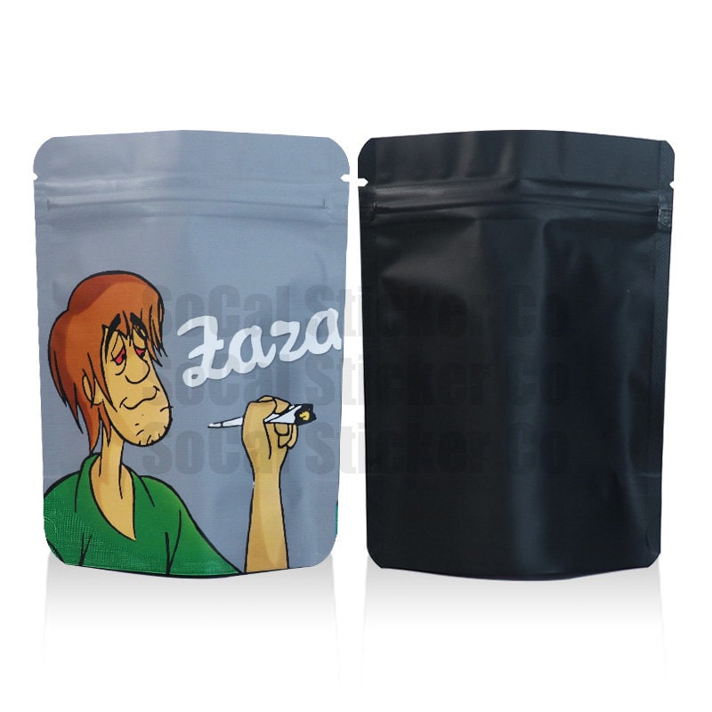 100pcs Zaza 3.5g Mylar Bags Etsy