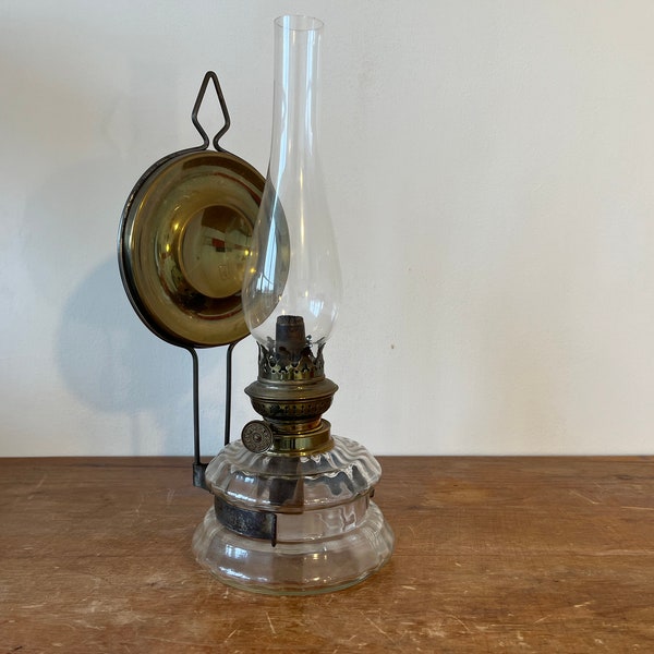 Antique Oil Lamp with Kosmos Brenner Burner