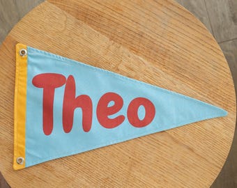 Personalisierte Baby Name Wimpel, Boho Kinderzimmer Dekor