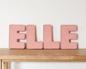 Custom Fabric Corduroy Letters - Nursery Decor, New Baby Gift, Christening Gift, Baby Shower Gift, Wall Decor, Nursery Wall Art, Custom Name