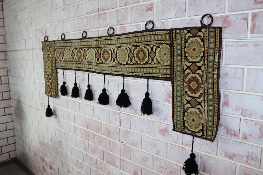 Torun Rug Bohemian Rug Toran, Handwoven Wool Toran 26 X 61 Inches / WH-1171 - Etsy