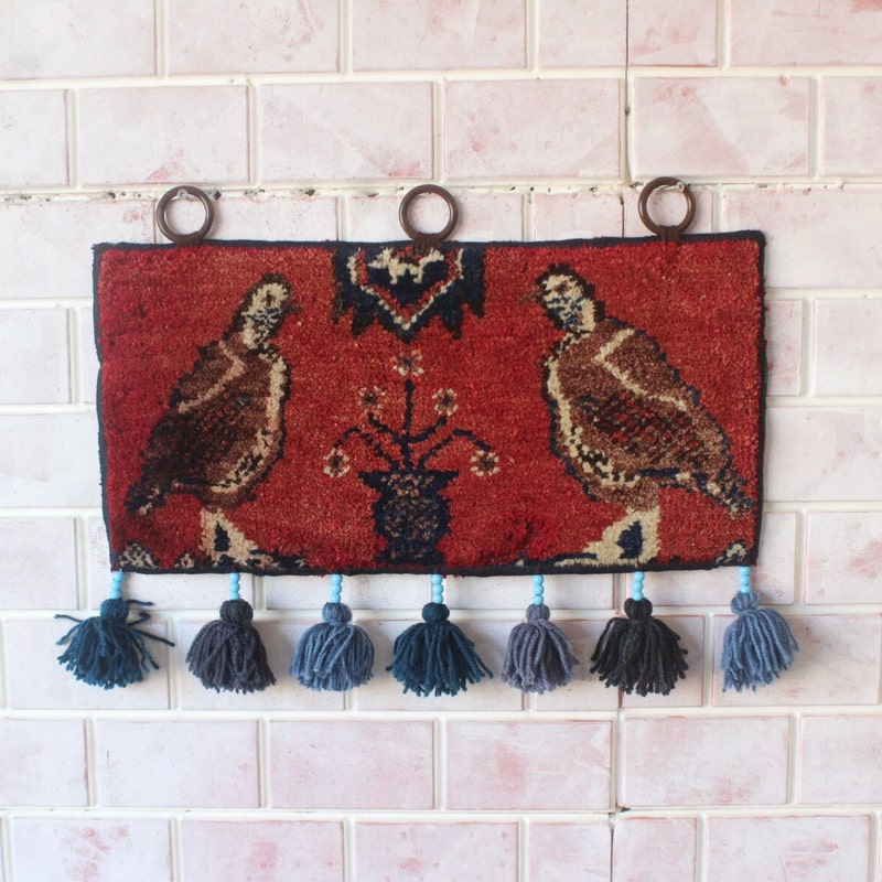 Mudcloth Rug Red - Etsy UK