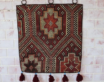 Kelim Wandbehang, Kilim Tapisserie, 26X31 inches / WH-1046
