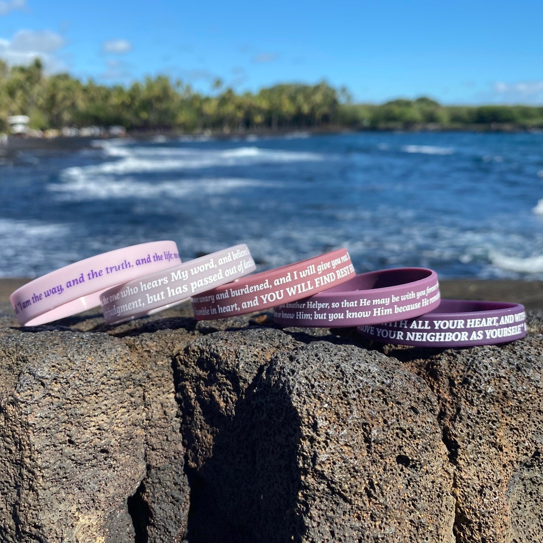 JESUS SAID Christian Full Verse Bible Bracelets NASB jesus-said-christian-full-verse-bible-bracelets-nasb