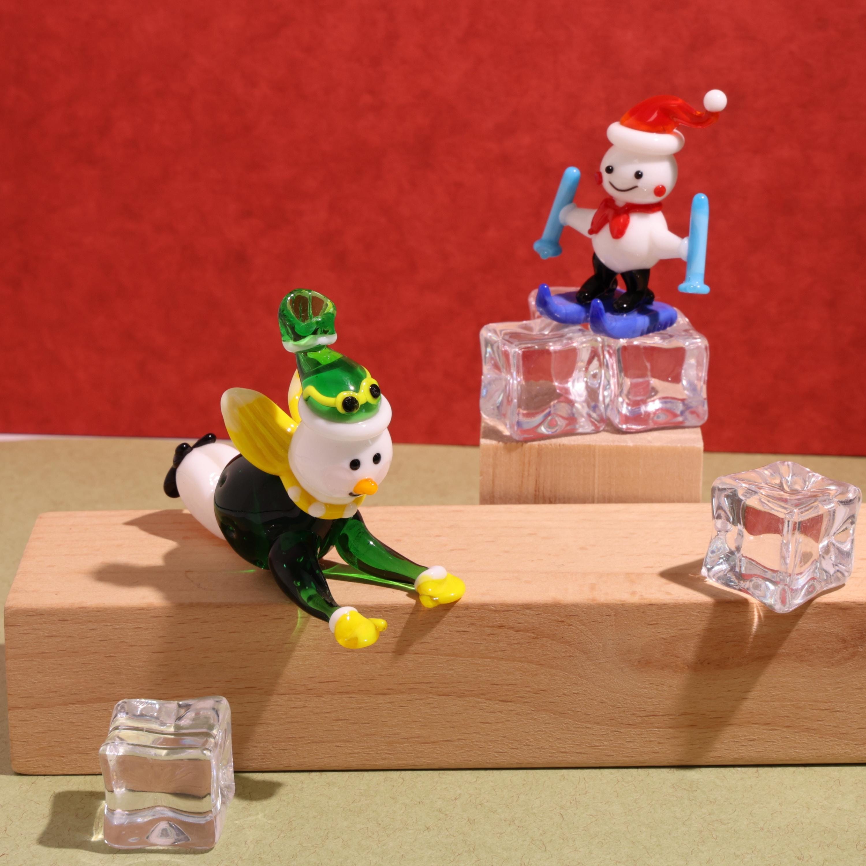 Mini skiing figurines - Etsy 日本