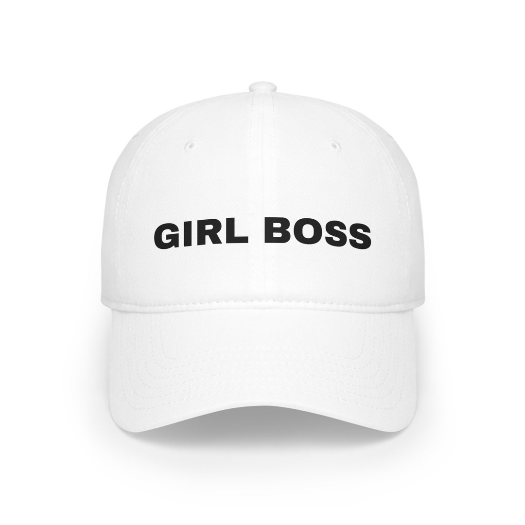 Girl Boss Low Profile Baseball Cap Structured Low Fitting Etsy