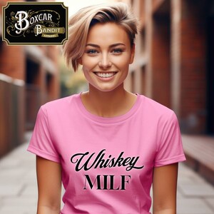 Whiskey Milf shirt, Milf tshirt, Whiskey Girl, Graet Gift for Moms and Mom to be, Women&#39;s short sleeve t-shirt