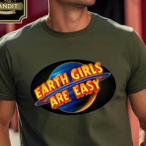 Earth Girl&#39;s Are Easy movie shirt, classic 80&#39;s movie tshirt, classic tee