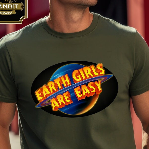 Earth Girl's Are Easy movie shirt, classic 80's movie tshirt, classic tee