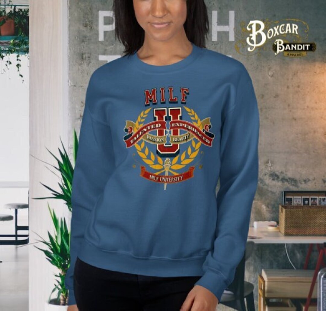 MILF University Unisex Sweatshirt, MILF Since 2024 Sweater, Milf Sweatshirt,  Funny Baby Shower Shirt, Mother's Day Shirt, Funny Mom Shirt - Etsy