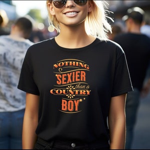Nothing Sexier than a Country Boy, Country Living shirt, Sexy Farm boy, Short-Sleeve Unisex T-Shirt