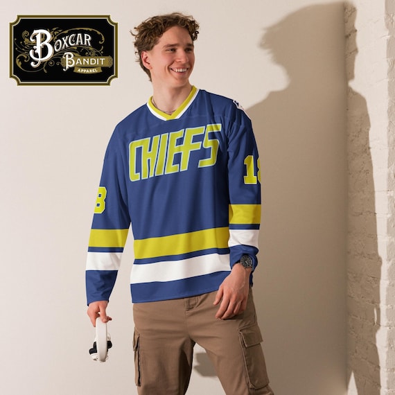 スラップショット #18 チーフス ホッケー ジャージ、クラシック映画