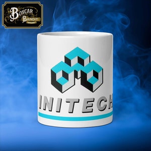 Initech Office Space Kaffeetasse, 3 Größen, Kult-Klassiker aus dem Film, weiß glänzende Tasse