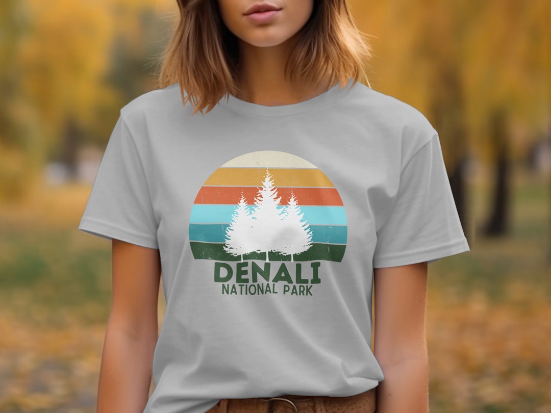 Denali National Park Tshirt Alaska Tshirt Alaska Shirt Etsy
