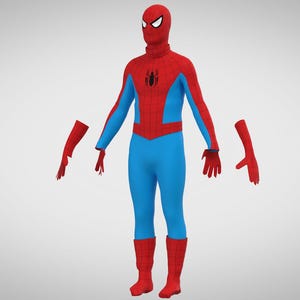 PDF Pattern für das Spider-Man Scott Johnson inspiriertes 7-teiliges Kostüm
