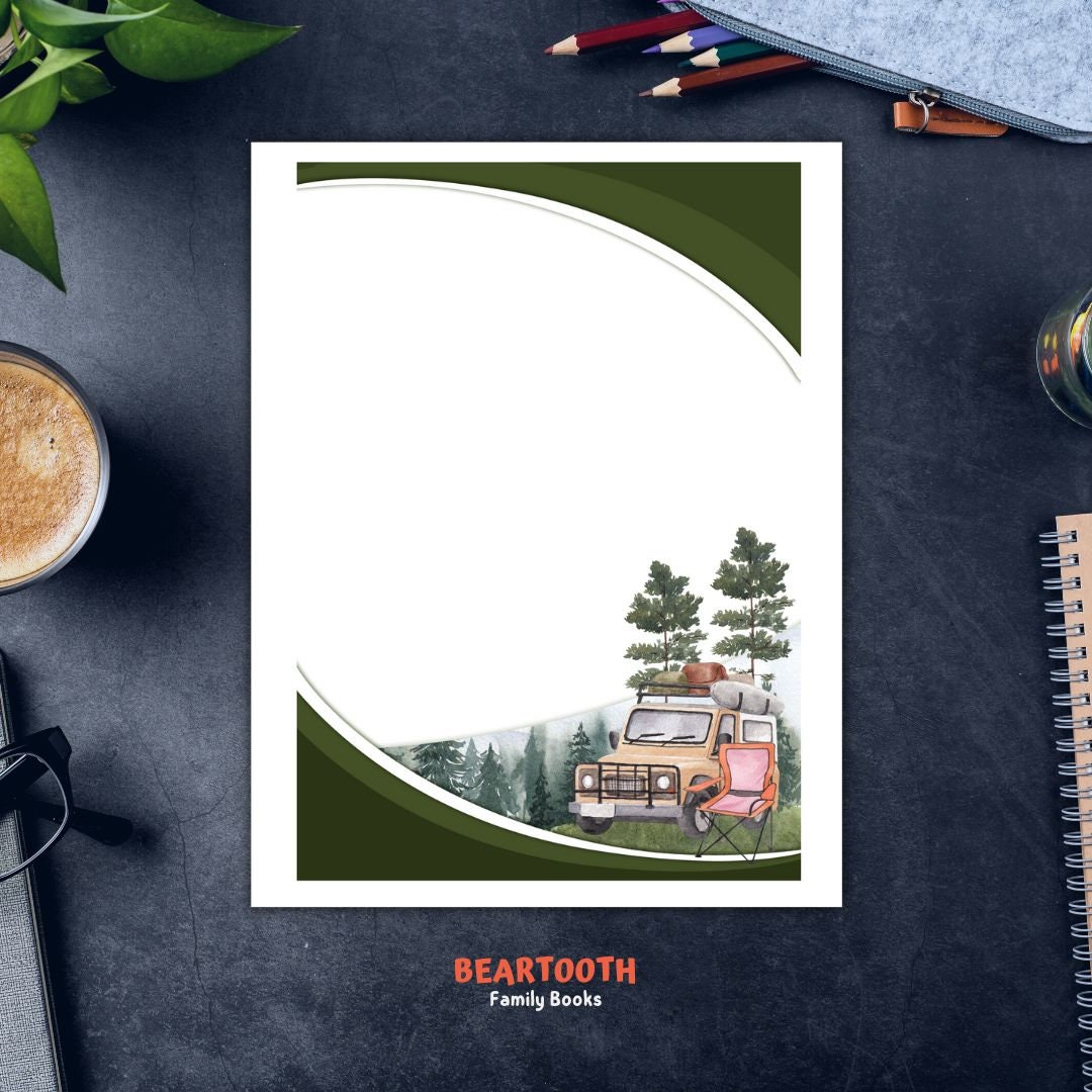 30 Printable Watercolor Stationary Pages Nature Watercolor - Etsy