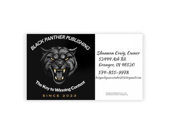 Black Panther Publishing Business Cards