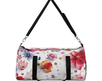 Multi Floral Art 5 Duffel Bag