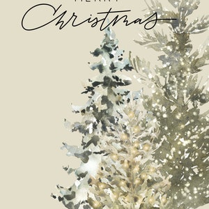 Carte postale Joyeux Noël (légère) - Carte simple (recto-verso, avec ou sans enveloppe)