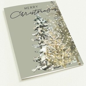 Carte de voeux Joyeux Noël (foncé) - Lot de 10 cartes de voeux (enveloppes premium)