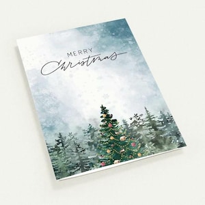 Biglietto d'auguri per l'albero di Natale - Set di 10 biglietti d'auguri (buste Premium)