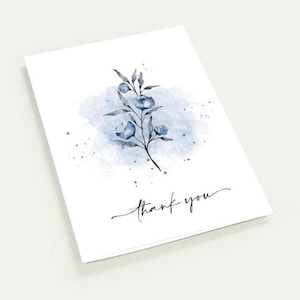 Carte de vœux – Merci – Lot de 10 cartes de vœux (enveloppes premium)