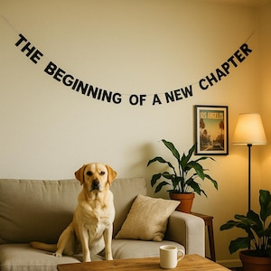 El comienzo de un nuevo capítulo – Black Letters Banner