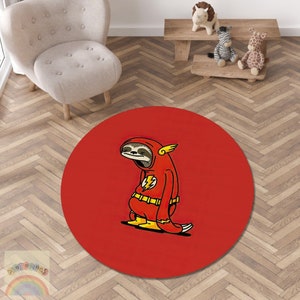 Luie stripfiguren, Comics Cartoon Decor Tapijt, Kinderkamertapijt, Antisliptapijt