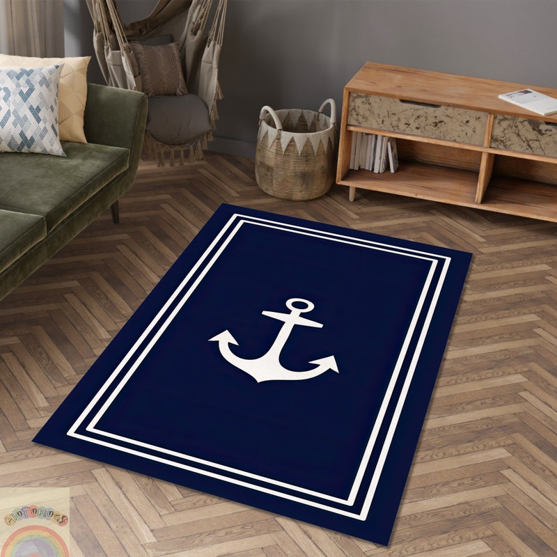 Nautical Rug - Etsy