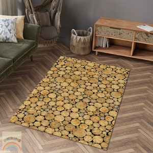 Wood Decor Rug, Wood Surface Carpet, Wooden Texture Rug, Area Carpet, Home Decor Rug, Home Gift
