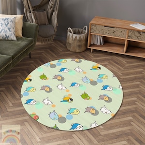 Dywan Birds, dywan Bird Doodles, dywan z kolekcji Bird, dywan Animal, dywan Area, dywan Home Decor, prezent Home