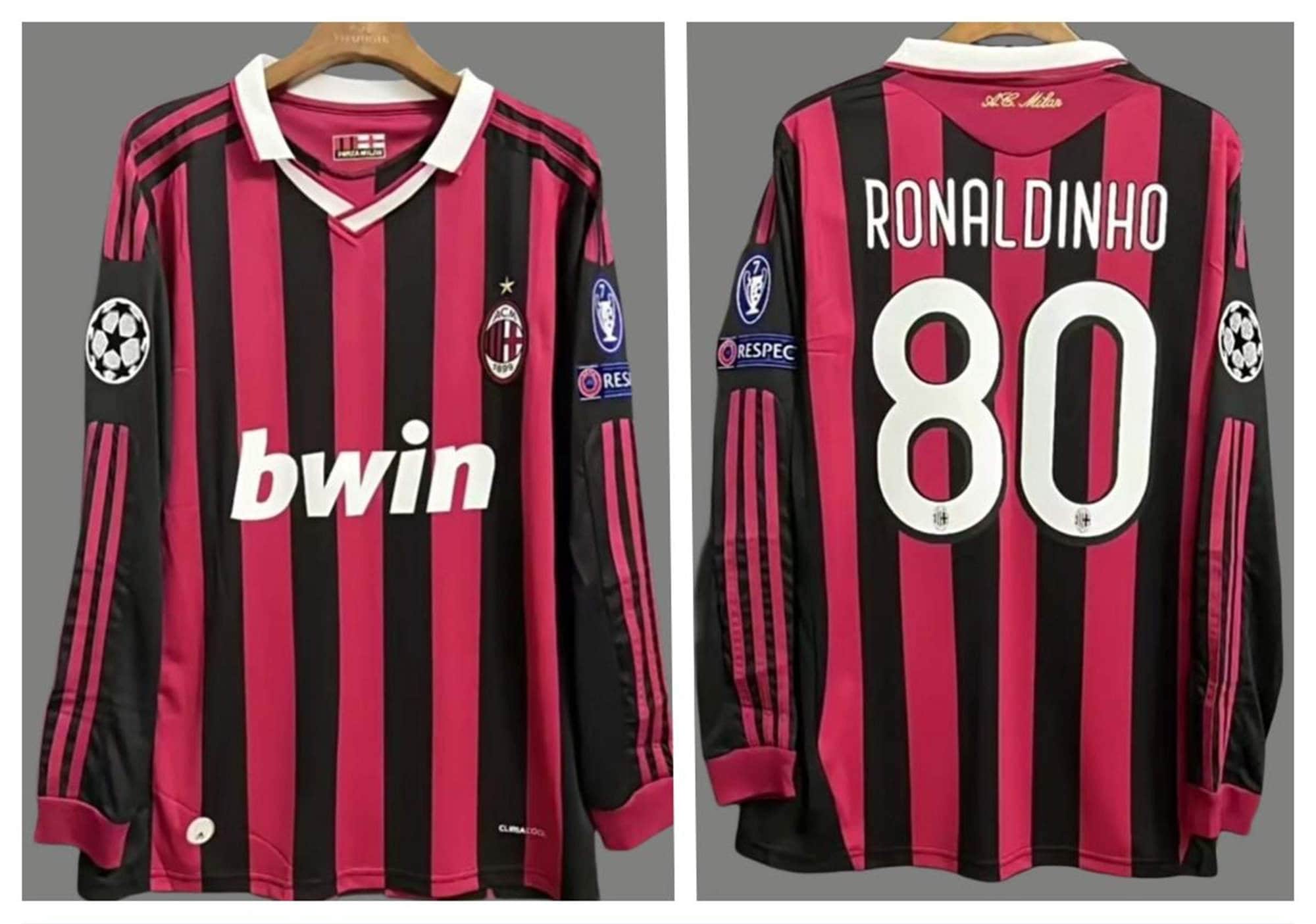 Retro AC Milan Jerseyronaldinho AC Milan Retro Jerseyretro - Etsy