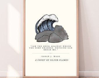 A Court of Silver Flames Quote ACOTAR Digital Print