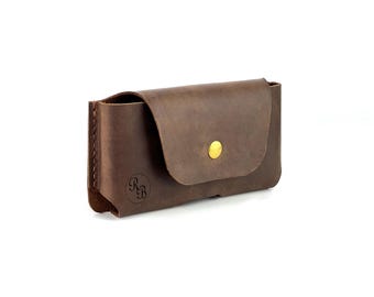 Capa de couro para celular com presilha para cinto | Estojo personalizado para celular | Coldre de cintura para smartphone | Suporte personalizado para iPhone 15 | 16 | 17 Pro Max | Air